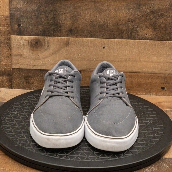 NIKE SATIRE MENS ATHLETIC SHOES RETRO SNEAKERS SKATER GRAY CASUAL LOW SIZE 13 - Picture 2 of 9